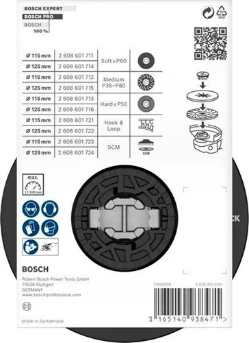 Bosch Stützteller PRO D.115mm weich X-LOCK