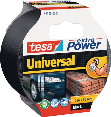Gewebeband ext.Power® 56348 schwarz L.10m B.48mm Rl.TESA