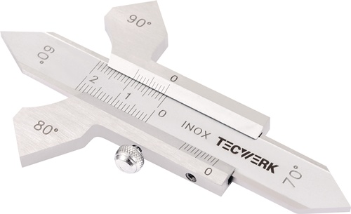 TECWERK Schweißnahtschiebelehre Messber.0-20mm 