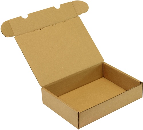 Klappschachtel 1-wellig Maße 235x175x55mm C5 Qualität 1.4B braun TRANSPAK