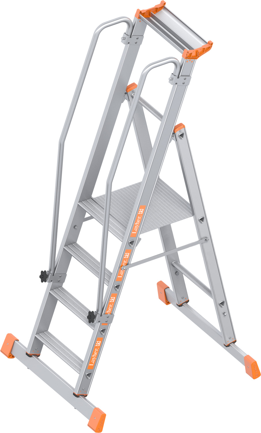 Layher Plattformleiter TOPIC 1074 4 Stufen