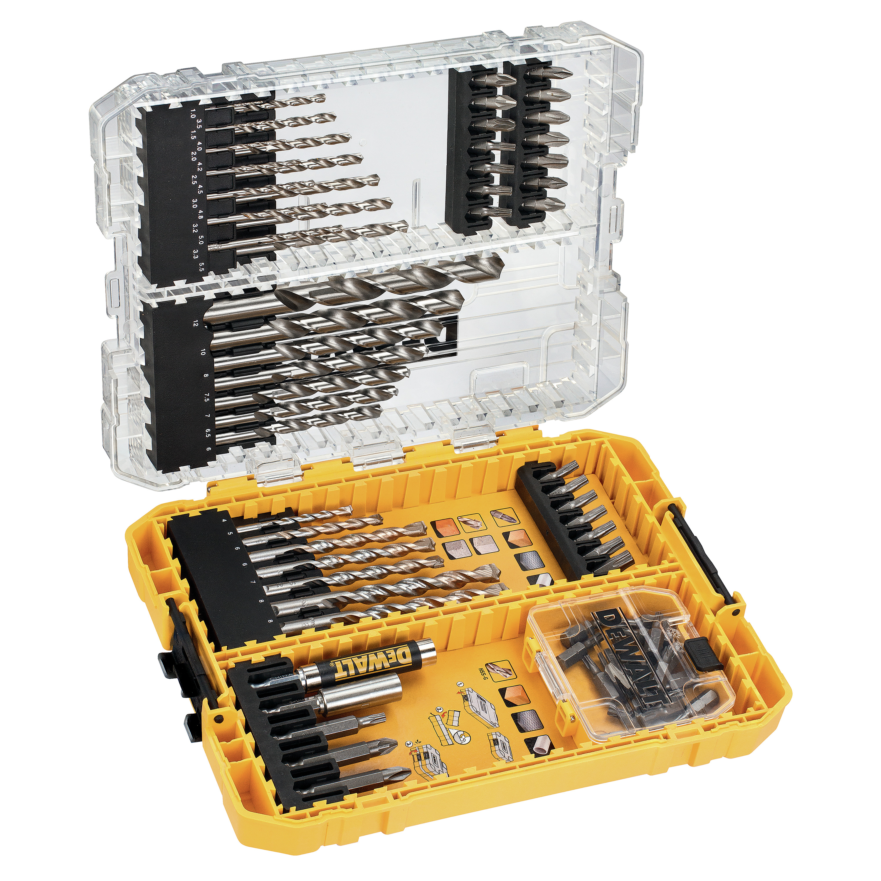 DEWALT DT70761-QZ Bit und Bohrer-Set 72-tlg.