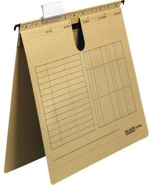Falken Hängehefter 80004351 A4 Amtsheftung Kraftkarton braun