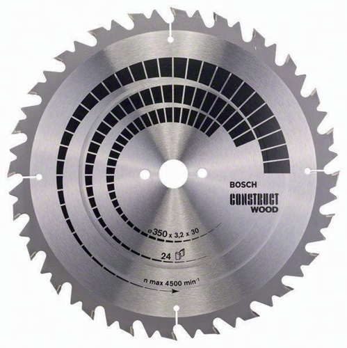 Bosch Kreissägeblatt AD 350mm Z.24 WZ Bohr.30mm Schnitt-B.3,2mm HM