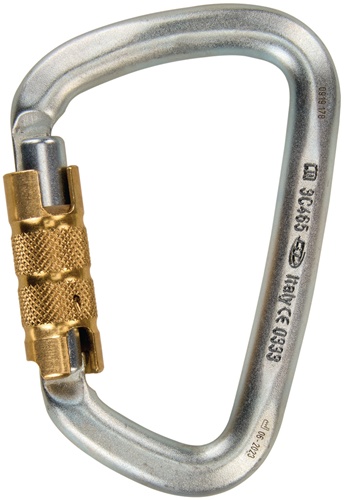 HMS-Karabiner LARGE STEEL TG L116xB79ca.mm verzinkter STA EN 362 Kl.M SKYLOTEC