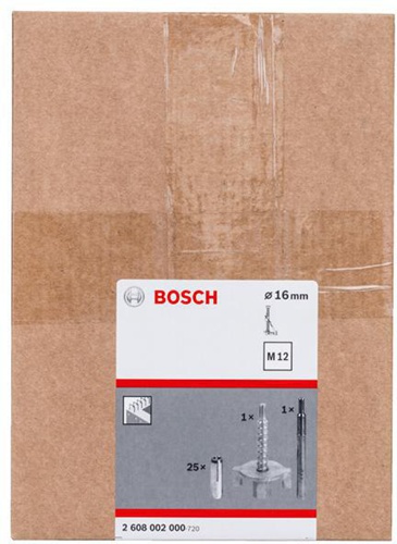 Bosch Befestigungs-Set Beton 27tlg. D.16mm 