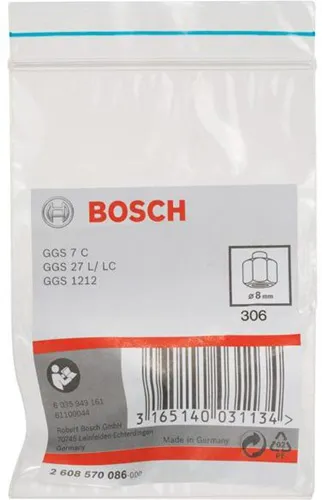Bosch Spannzange D.8mm m.Spannmutter f.GGS 7 C/27 L/LC/1212 Prof.