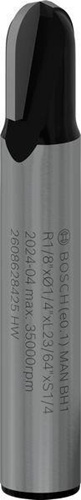 Bosch Hohlkehlfräser Arbeits-L.9,2mm D.9,5mm L.40mm Radius 3,2mm Schaft 1/4Zoll