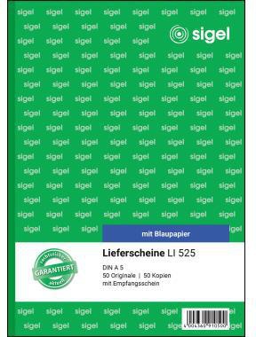 SIGEL Lieferschein LI525 DIN A5 2x50Blatt