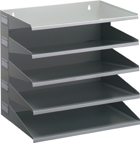 Sortierstation Stahlblech lichtgrau, RAL 7035 DURABLE