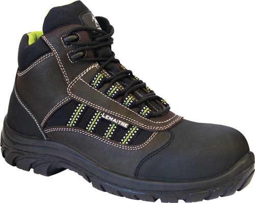 Sicherheitsstiefel Danube Gr.38 schwarz/braun Leder/Textileins. S3 SRC EN20345