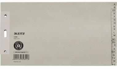 Leitz Register 12060085 A-Z DIN A5 24x14cm 20teilig Papier grau
