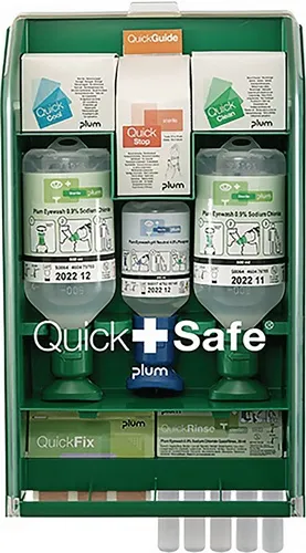 QuickSafe Box Complete befüllt Ku.staubgeschützt PLUM
