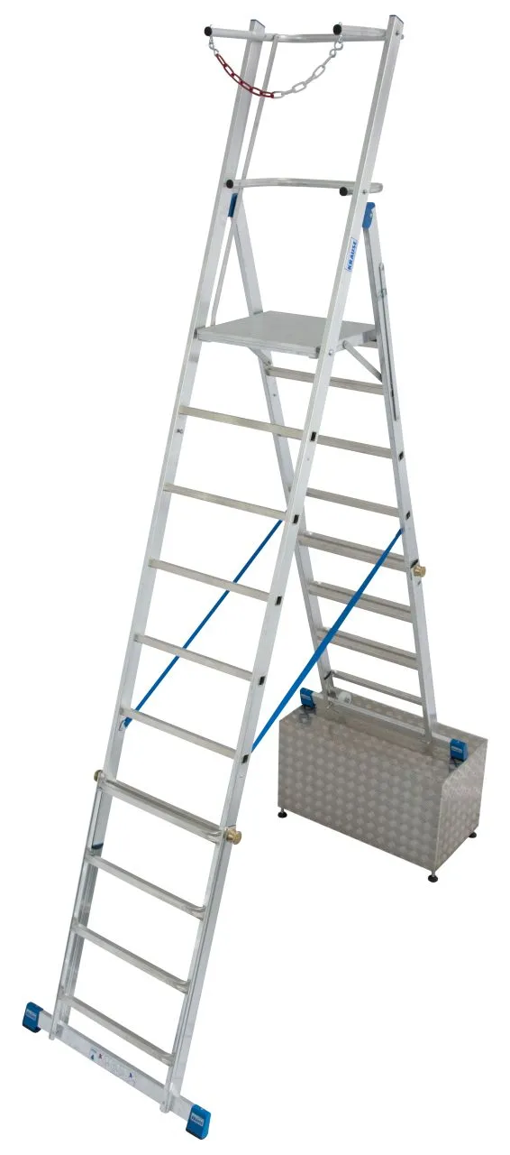 Krause STABILO Teleskop-PlattformLeiter 1x8-10 Sprossen