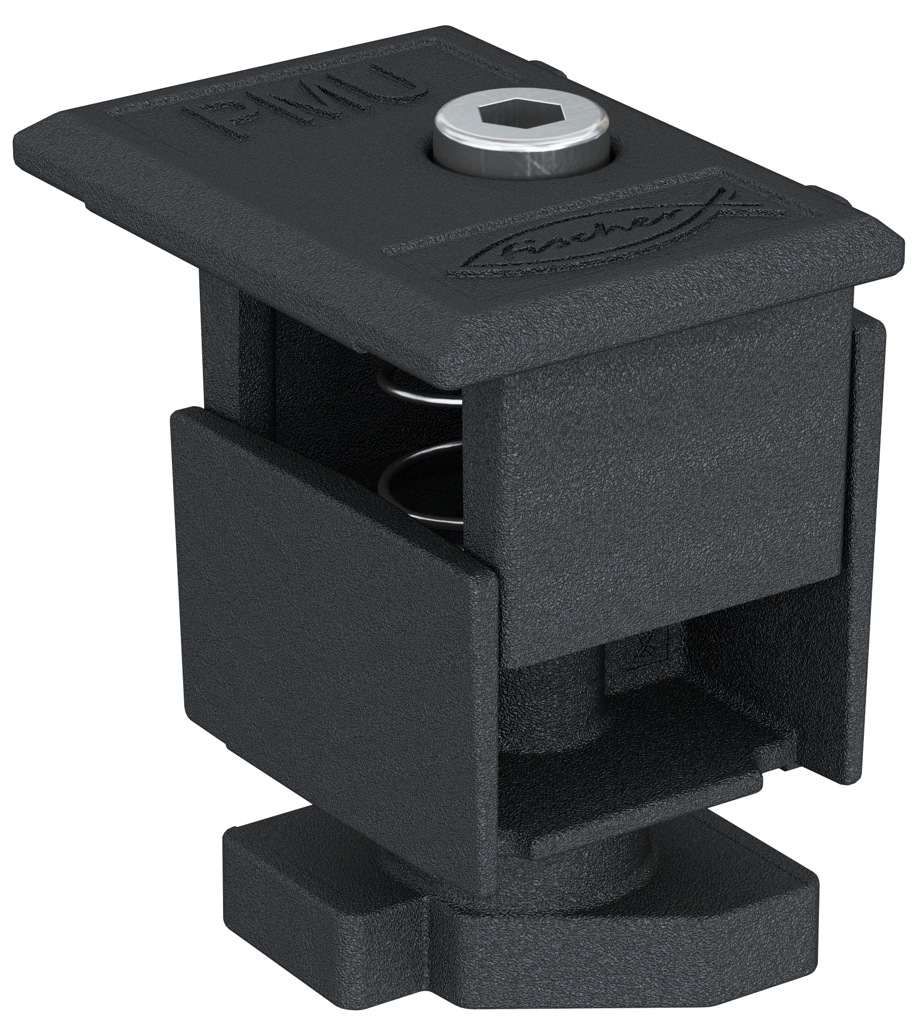 fischer Universal-Endklemme PM U 30 - 50 AL schwarz, Aluminium