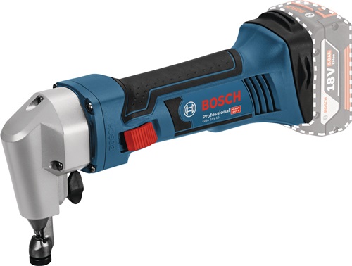 Bosch Akku-Nibbler GNA 18V-16 E Hubz.1400 1/min Schnittk.0,7-1,6mm 2Akkus 4Ah i.L-BOXX
