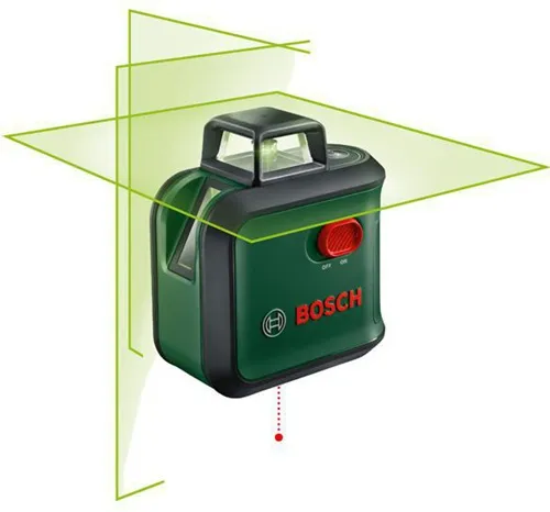 Bosch Kreuzlinienlaser AdvancedLevel 360 Arbeitsber.12m Laserkl.2 m.Batterie