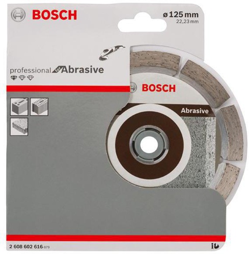 Bosch Diamanttrennscheibe Standard for Abrasive D.125mm Segment-H.10mm