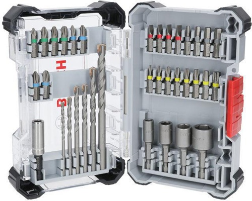 Bosch Bohrer-Bit-Set Extra Hard CYL-3 35tlg. L.25-100mm PH/PZ/SL/HEX/TH