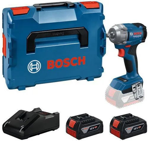 Bosch Akku-Drehschlagschrauber GDS 18V-350 Schlagz.3400 1/min 350Nm 2Akkus 4Ah L-BOXX