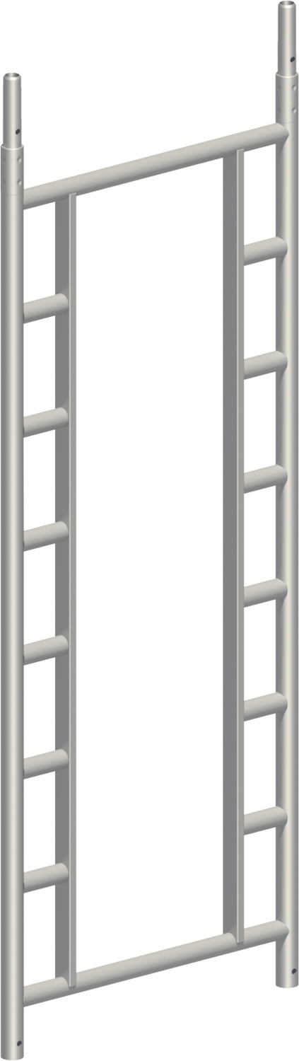 Layher Durchgangs-Standleiter Alu 75/8 Sprossen