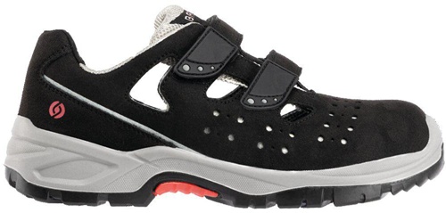 Sicherheitssandale Hardy Gr.41 N schwarz/grau Mikrofaser S1P SRC ESD EN20345