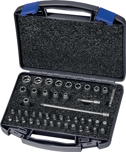 Kraftstecknusssatz 700 KS 46 OL 46-tlg.1/4 6-KT./E/Schlitz/PH/PZD/i6-KT./T/XZN