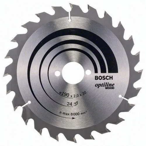 Bosch Kreissägeblatt PRO Wood AD 190mm Z.24 WZ Schnitt-B.2mm