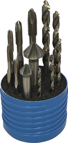 TECWERK Gewinde-Komplett-Set 12tlg.3 in 1 Multibox 