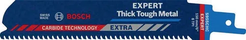 Bosch Säbelsägeblatt Expert Thick Tough Metal L.150mm B.25mm TPI 8 3mm 1 St./Karte