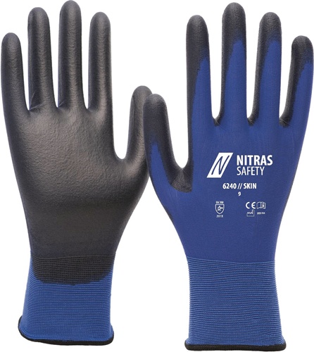 Handschuhe Skin EN 388 PSA-Kategorie II NITRAS