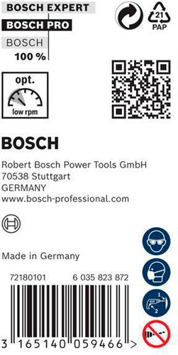 Bosch Schalungsbohrer PRO Wood D.18mm L.400mm Schaft-D.10mm HSS f.Bohrm.m.13mm-Futter