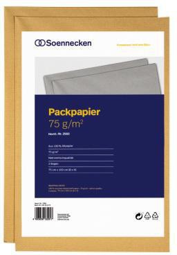 Soennecken Packpapier 3560 75x100cm 75g Recyclingpapier 2 Bg./Pack.