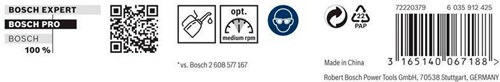 Bosch Metallbohrer PRO Metal Arbeits-L.109mm D.8,5mm L.165mm Typ N HSS-G 5St