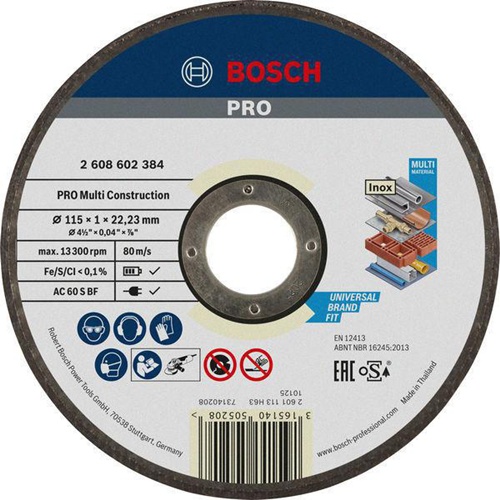 Bosch Trennscheibe PRO Multi Material gerade Dicke 1mm 
