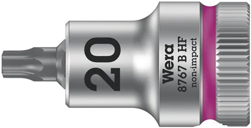 Schraubendrehereinsatz 8767 B HF Torx 3/8 Zoll TORX® TX 20 L.35mm WERA