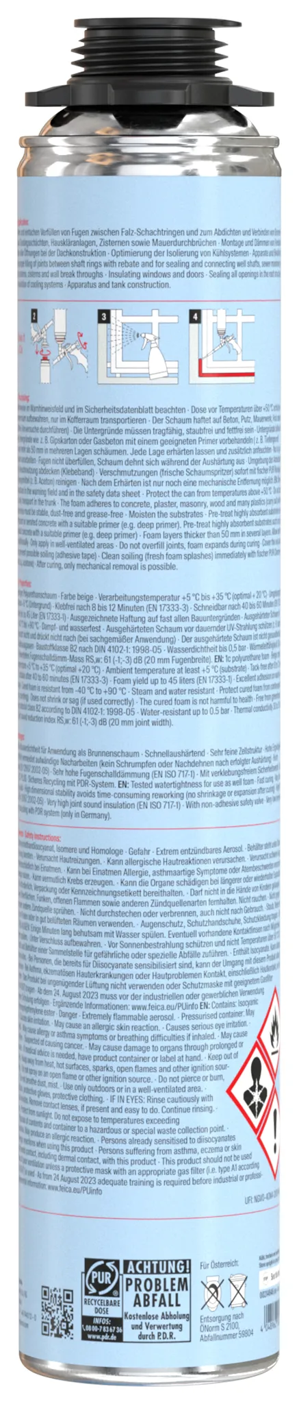 fischer Brunnenschaum PUP BS 750 B2