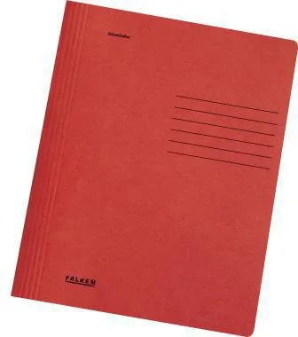 Falken Schnellhefter 26001232 A4 Karton rot