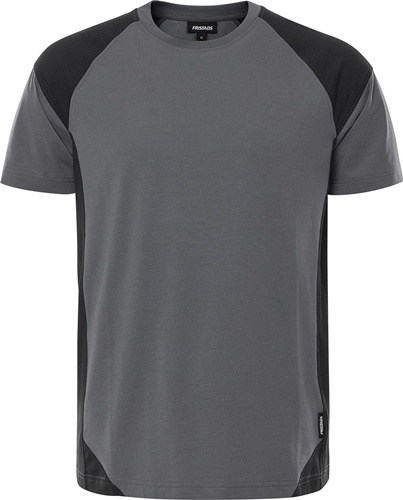 FRISTADS T-Shirt 7046 GTM Gr.4XL grau/schwarz