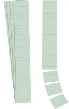 Ultradex Einsteckkarte Planrecord 140709 70x32mm grau 90 St./Pack.