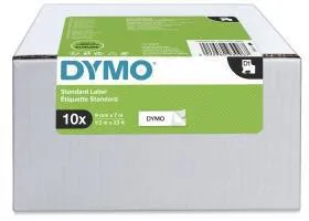 DYMO Schriftbandkassette D1 2093096 9mmx7m sw auf ws 10St.