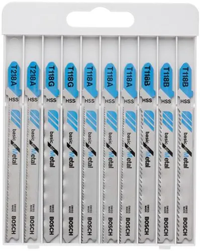 Bosch Stichsägeblatt-Set Basic for Metal 10-tlg.T 218 A/ T 118 G/T 118 A/ T 118B