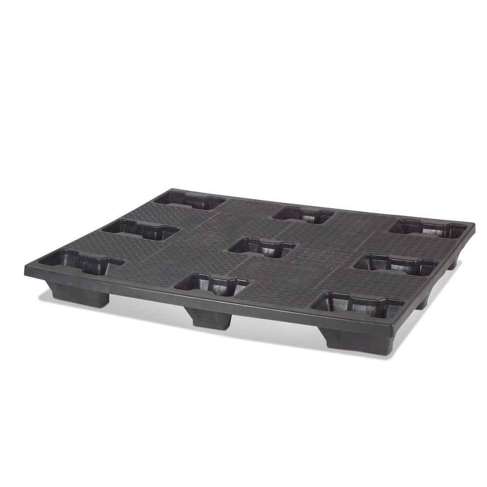 Kunststoff-Palette BASIC, statische TK 4.000 kg, LxB 1.200 x 1.000 mm