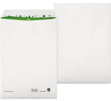 Versandtasche Fenster 100g/m² mit Haftklebung 100 % Altpapier ohne Fadenverstärkung weiß 250 St./Pack. BEECO