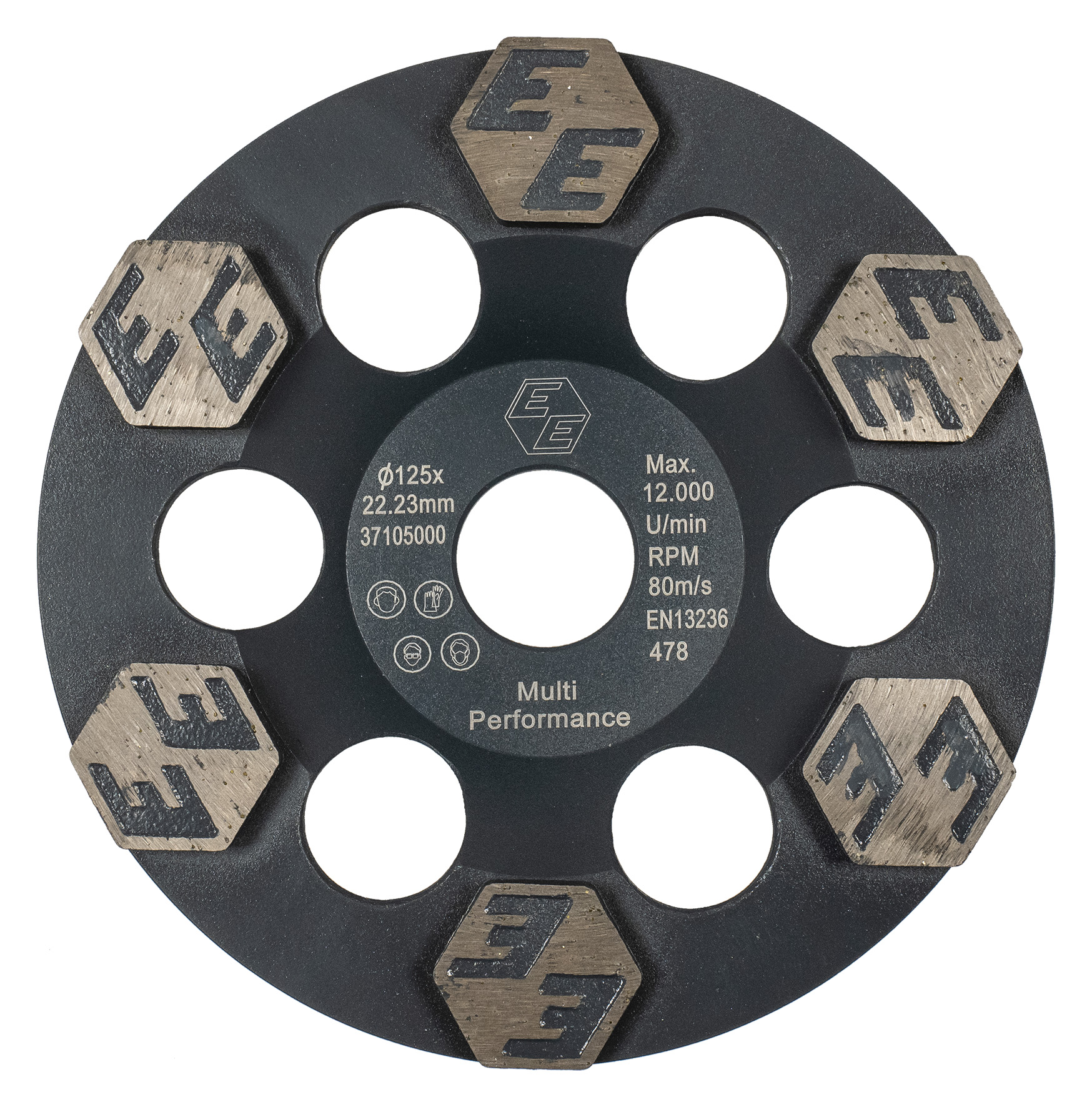 EIBENSTOCK Diamant-Schleifteller "Multi-Performance" Ø 125 mm
