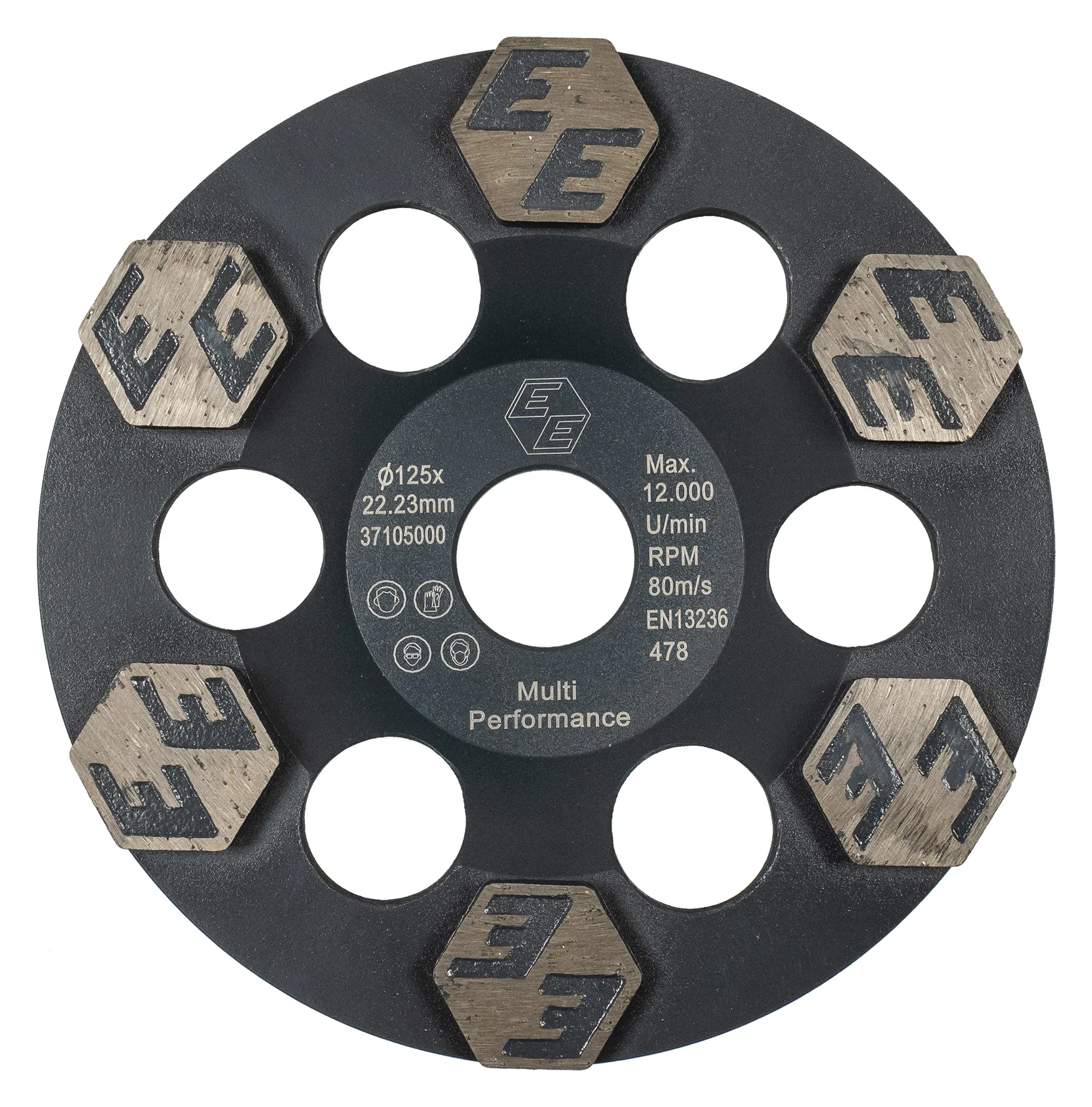 EIBENSTOCK Diamant-Schleifteller "Multi-Performance" Ø 125 mm