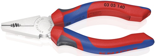 Kombizange L.140mm verchr.Comfort-Griff KNIPEX