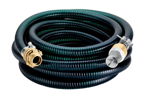 Saugschlauchset 7m ID 25mm transp.grün AD 25,4 METABO