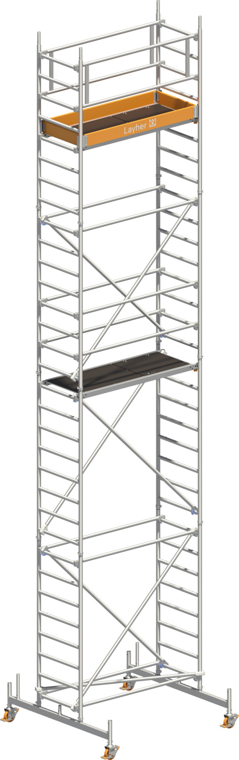 Layher Fahrgerüst Uni Leicht Typ: 3207 | SH: 7,26 m / AH: 9,26 m