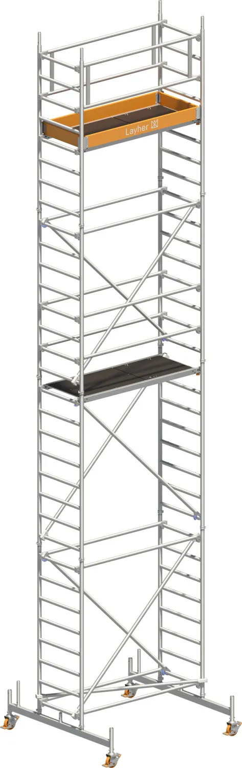 Layher Fahrgerüst Uni Leicht Typ: 3207 | SH: 7,26 m / AH: 9,26 m